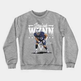 Isaiah Wynn New England Triangle Name Crewneck Sweatshirt